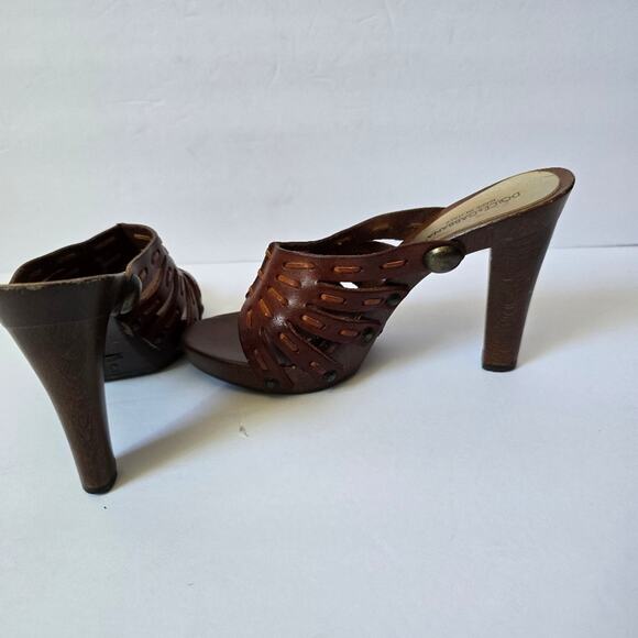 Dolce & Gabbana Wooden Heels Size 36 1/2 (US size 6) Small Flaw see Description - Picture 6 of 13